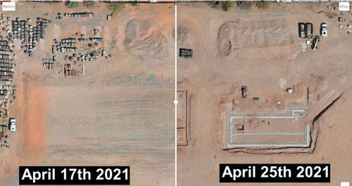 Construction Progress April 17th to April 25th